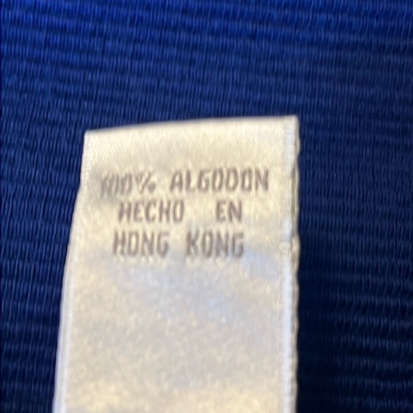 VTG Jones New York Sport Knit Top -Blue short sleeve Sz L - Picture 7 of 8